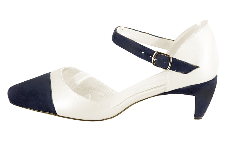 Chaussures femme bleu shop marine et blanc